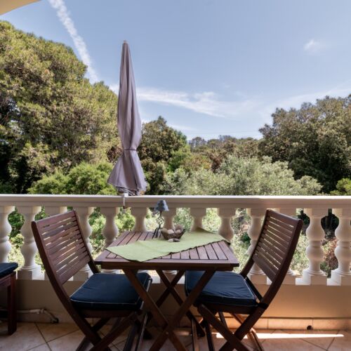 Apartament cu aer condiționat cu terasă cu 1 camera pentru 3 pers. A-8521-e