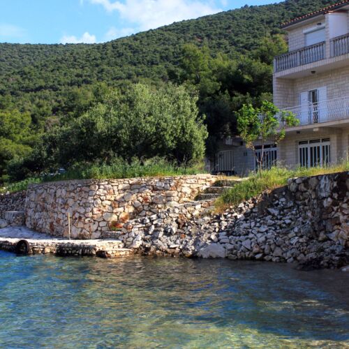 Apartman s klimatizací pro 4 os. s 1 ložnicí s výhledem na moře A-10015-b