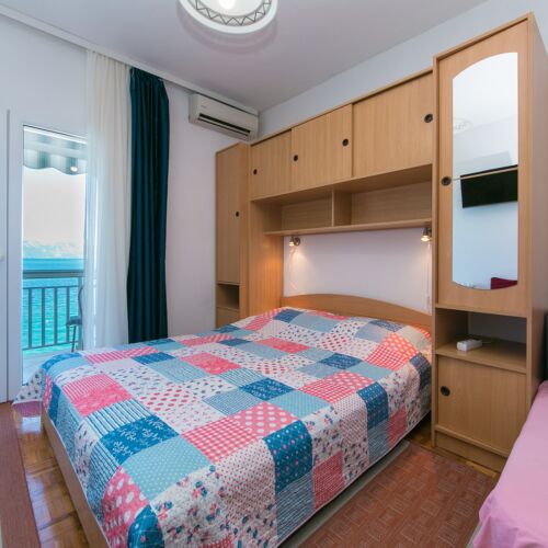 1-Zimmer-Apartment für 3 Personen mit Klimaanlage und Aussicht auf das Meer AS-15714-a