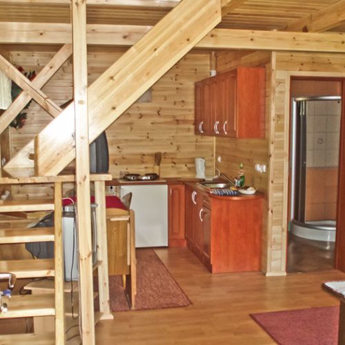 Domek drewniany 6-osobowy 