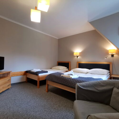 Camera tripla cu balcon cu panoramă