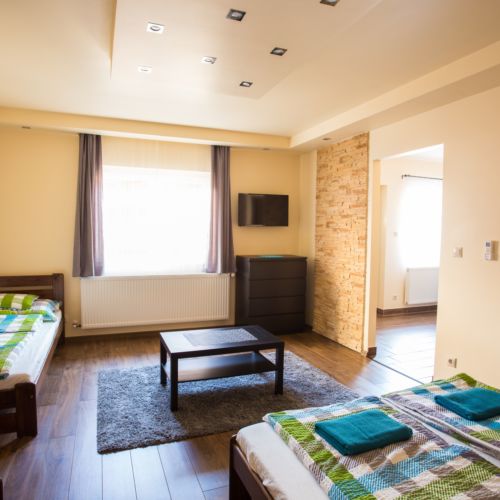 Erdgeschosses 1-Zimmer-Apartment für 4 Personen mit Klimaanlage