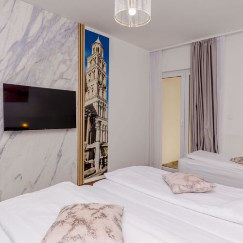 Sea View 1-Room Air Conditioned Apartment for 3 Persons