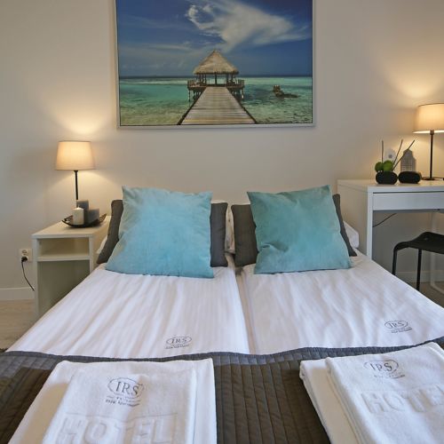 Apartman (jako celek) s balkónem pro 4 os. s výhledem na město