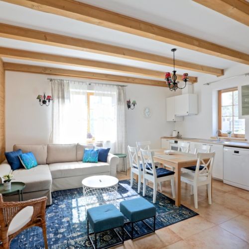 Apartament 6-osobowy Komfort Przyjazny podróżom rodzinnym z 3 pomieszczeniami sypialnianymi