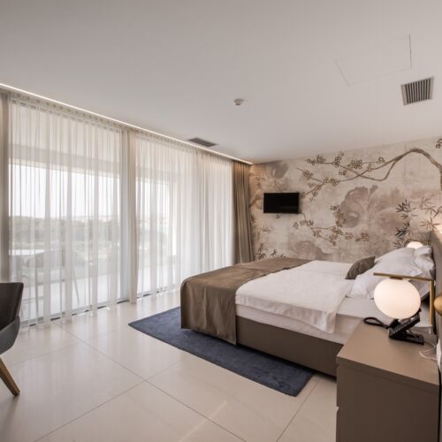 Apartament 2-osobowy z klimatyzacją z widokiem na morze z 1 pomieszczeniem sypialnianym AS-15882-a