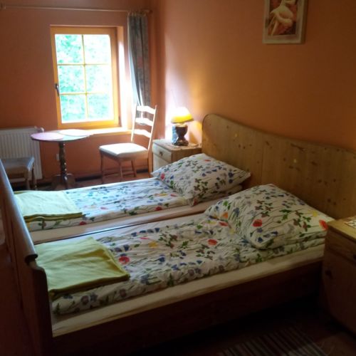 Twin Room ensuite with Shared Kitchenette