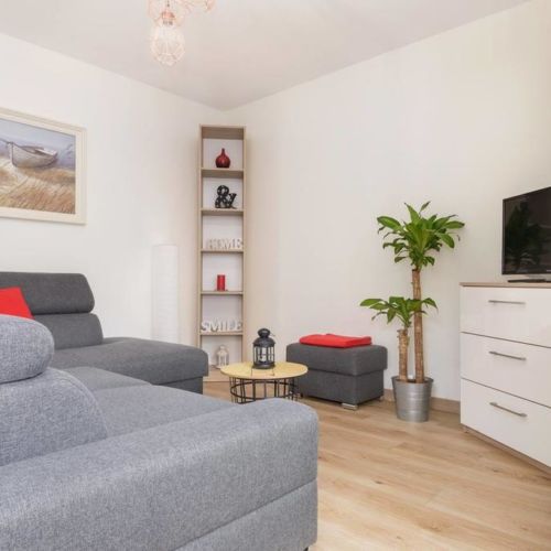 Apartament 4-osobowy z tarasem z 1 pomieszczeniem sypialnianym