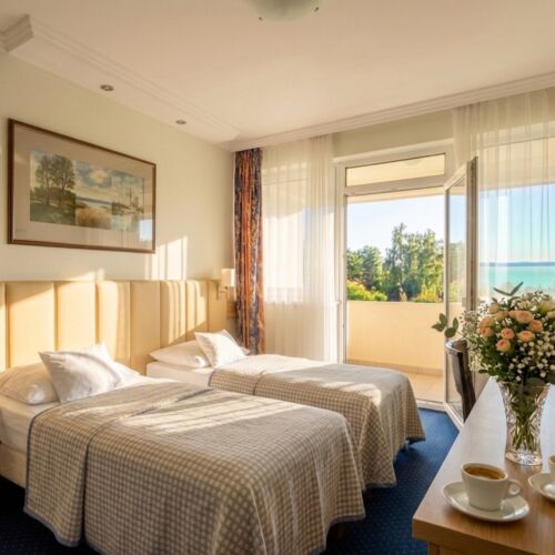 Superior Zweibettzimmer mit Panorama auf den See (Zusatzbett möglich)