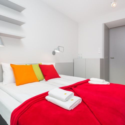 Apartament 4-osobowy z klimatyzacją z widokiem na park z 2 pomieszczeniami sypialnianymi