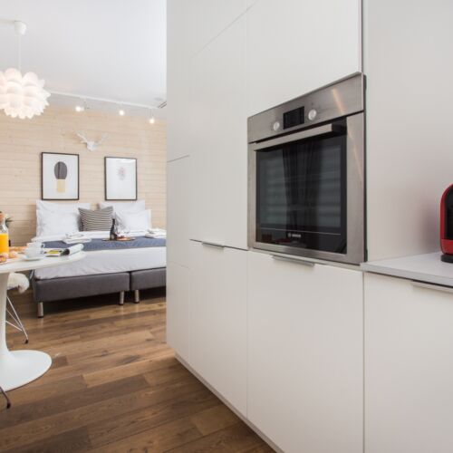 Apartament 2-osobowy z balkonem z klimatyzacją z 1 pomieszczeniem sypialnianym