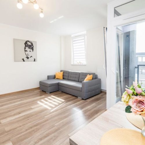 Apartament 2-osobowy z balkonem z 1 pomieszczeniem sypialnianym