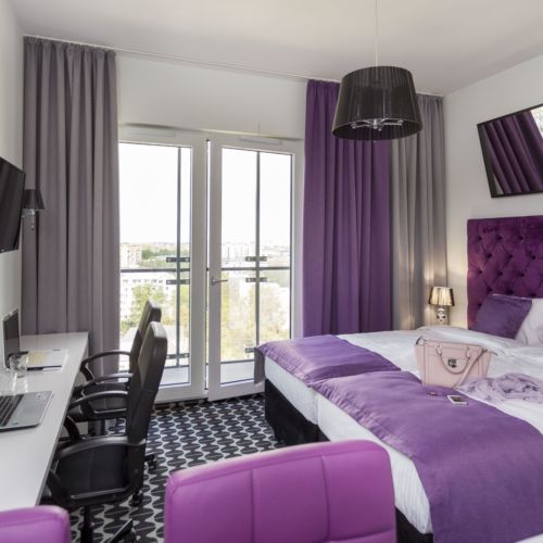 Apartament 2-osobowy Komfort z widokiem na miasto z 1 pomieszczeniem sypialnianym