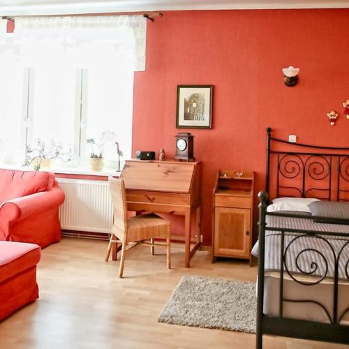 Apartament 4-osobowy z łazienką z własną kuchnią z 1 pomieszczeniem sypialnianym