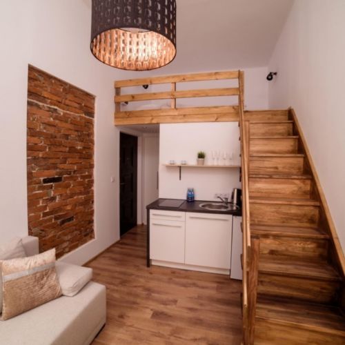 Apartament 2-osobowy Lux z 1 pomieszczeniem sypialnianym