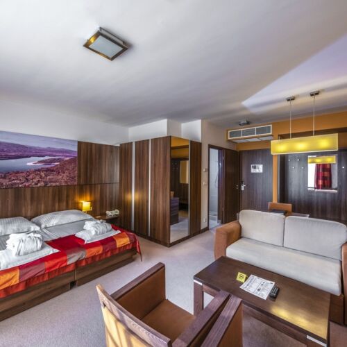 Camera twin deluxe cu balcon (se poate solicita pat suplimentar)