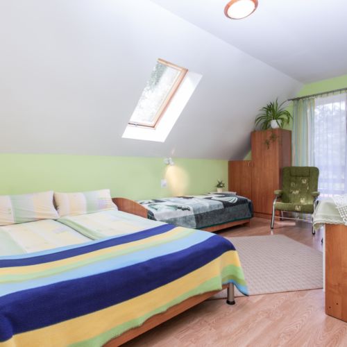 Pokój 3-osobowy na piętrze z balkonem