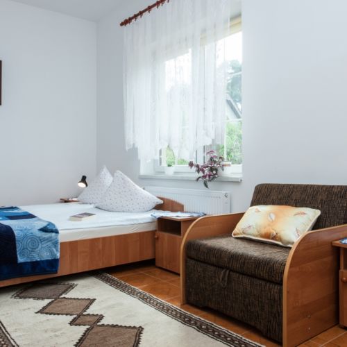 Pokój 2-osobowy na parterze z dostępem do ogrodu