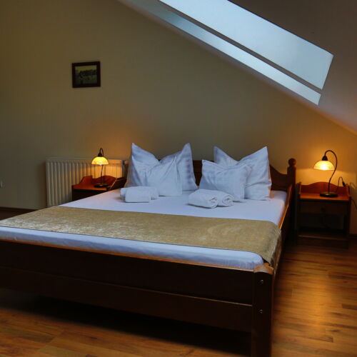 Camera dubla standard la mansardă