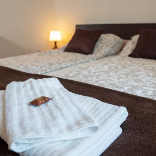 Apartament la mansardă cu aer condiționat cu 2 camere pentru 4 pers.