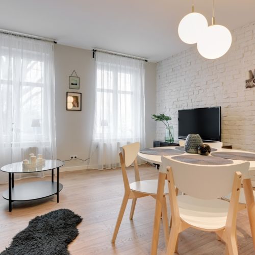 Apartament 4-osobowy Przyjemny wystrój wnętrz Przyjazny podróżom rodzinnym