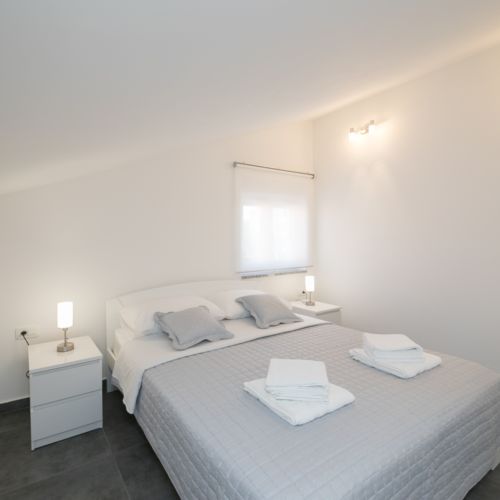 Balkon Klimatiziran apartman za 4 osoba(e) sa 2 spavaće(om) sobe(om) (mogućnost dodavanja pomoćnog kreveta)