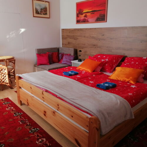 Studio Silver franciaágyas szoba (pótágyazható)