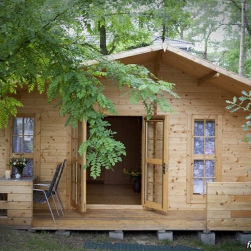 Domek drewniany 4-osobowy 