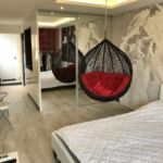 Design Apartmán s manželskou posteľou s 1 spálňou s panorámou