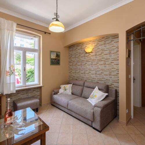 Apartman s klimatizací s manželskou postelí s 1 ložnicí s výhledem na park