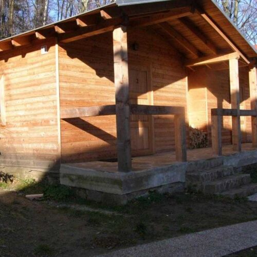 Chata (jako celek) se sprchou s terasou pro 5 os.