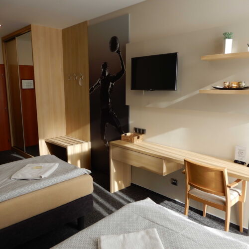 Pokoj se sprchou s terasou pro 2 os.