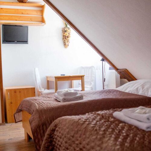 Pokoj se sprchou s klimatizací pro 2 os.