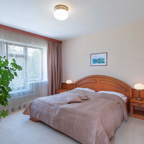 Apartman se sprchou s manželskou postelí s 1 ložnicí s panoramou