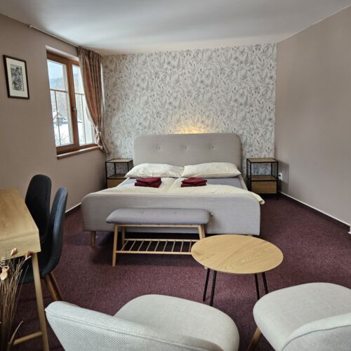 Standard Zweibettzimmer mit Dusche (Zusatzbett möglich)