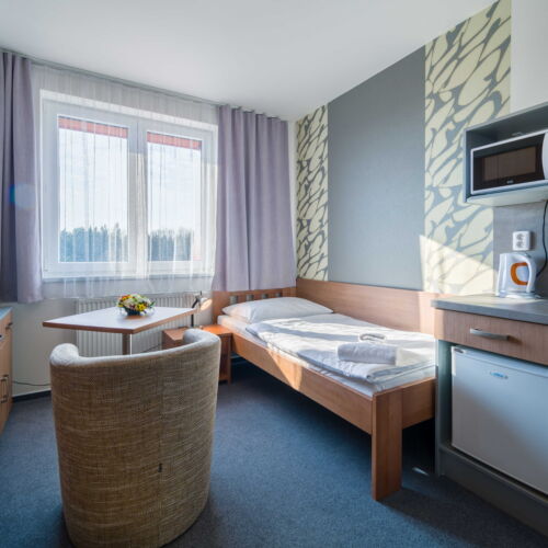 Pokój 1-osobowy z prysznicem z aneksem kuchennym