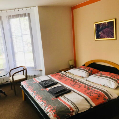 Pokoj s vanou  s manželskou postelí (s možností přistýlky)