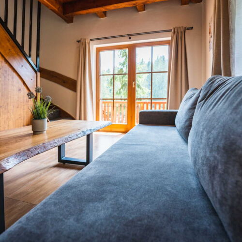 Apartman se sprchou s terasou pro 4 os. (s možností přistýlky)