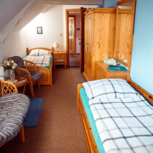 Pokoj se sprchou  pro 2 os.