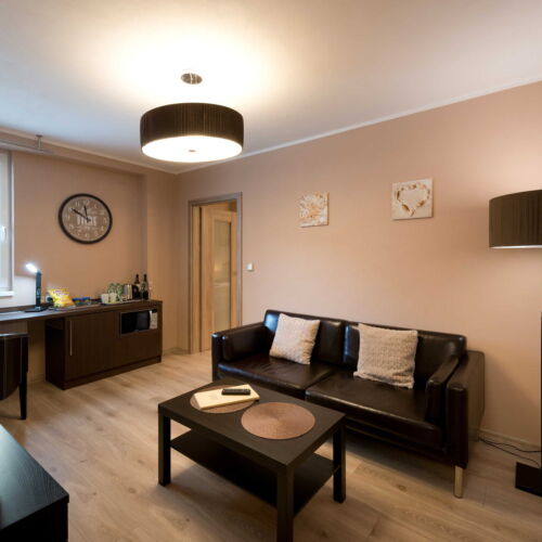 Apartman s manželskou postelí s 1 ložnicí (s možností přistýlky)