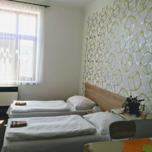 Camera twin standard cu baie comună