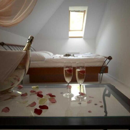 Apartament cu bucătărie proprie cu aer condiționat pentru 2 pers. (se poate solicita pat suplimentar)