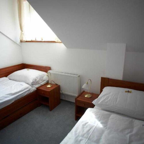 Camera single cu duș cu aer condiționat (se poate solicita pat suplimentar)