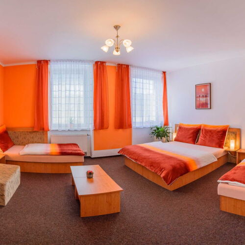 Apartman se sprchou s vlastní kuchyňkou pro 4 os. s 1 ložnicí (s možností přistýlky)