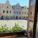 Pokoj s koupelnou s manželskou postelí s výhledem na město (s možností přistýlky)