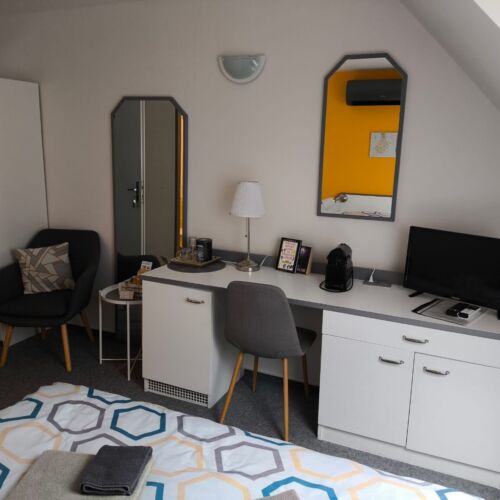 Deluxe Pokoj s klimatizací s manželskou postelí