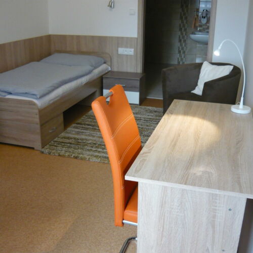 Apartament 1-osobowy udogodnienia dla niepełnosprawnych z aneksem kuchennym z 1 pomieszczeniem sypialnianym (możliwa dostawka)