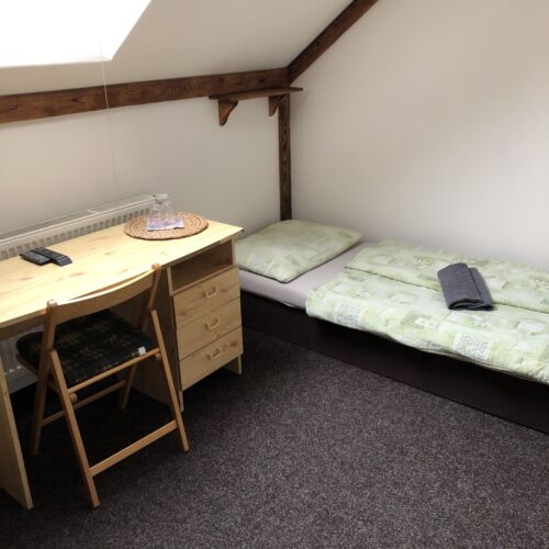 Pokoj tV s plochou obrazovkou se sprchou pro 1 os.