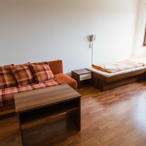 Apartman se sprchou s vlastní kuchyňkou pro 1 os. s 1 ložnicí (s možností přistýlky)