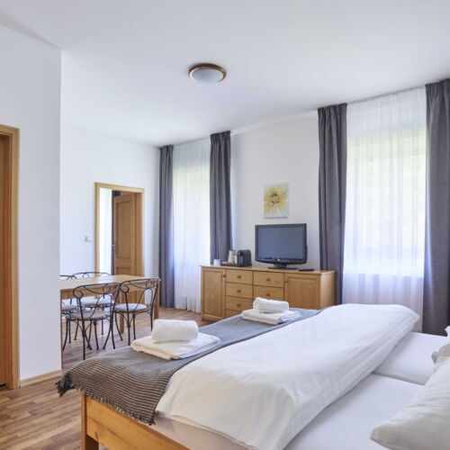 Camera cvadrupla deluxe cu balcon